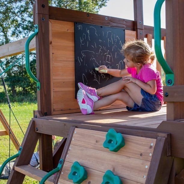 Backyard Discovery Cedar Cove Swing Set image 2