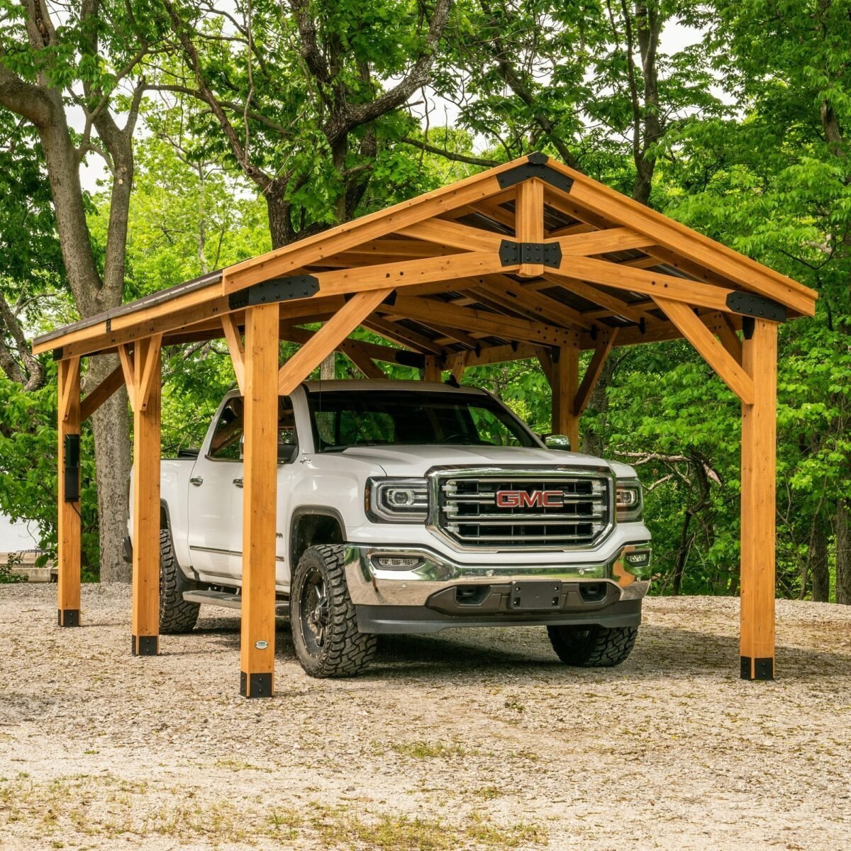 Backyard Discovery 20′ x 12′ Norwood Carport Gazebo image 1