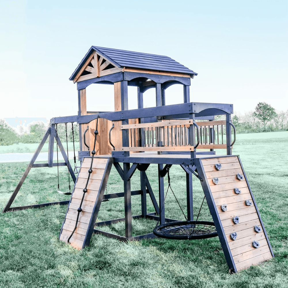 Timber Crossing Swing Set – Adventure Meets Stunning Design image 4