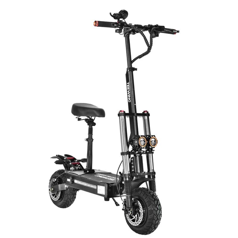 Teewing X5 Electric Scooter 6000w Dual Motor Electric Scooter for Adults Fast 55 mph 75 Miles Long Range image 2