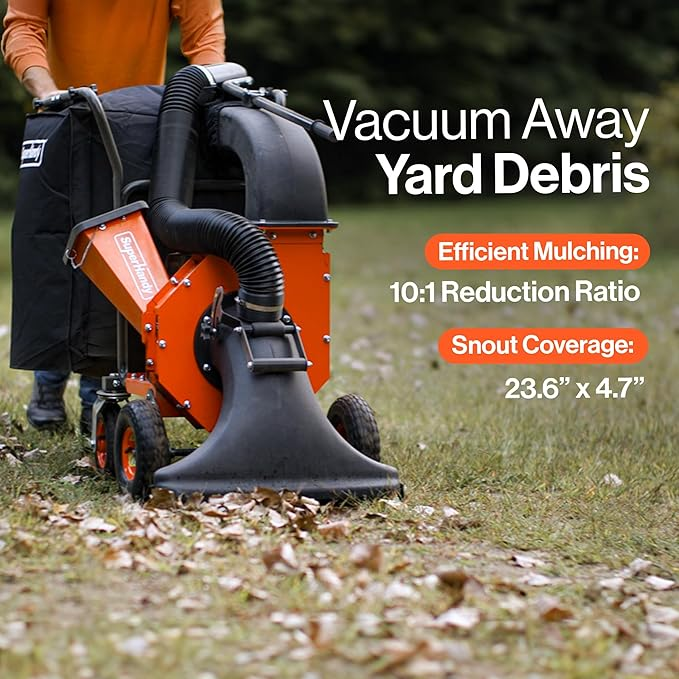 SuperHandy Leaf Vacuum & Wood Chipper – 7 HP 209cc Gas Engine image 4