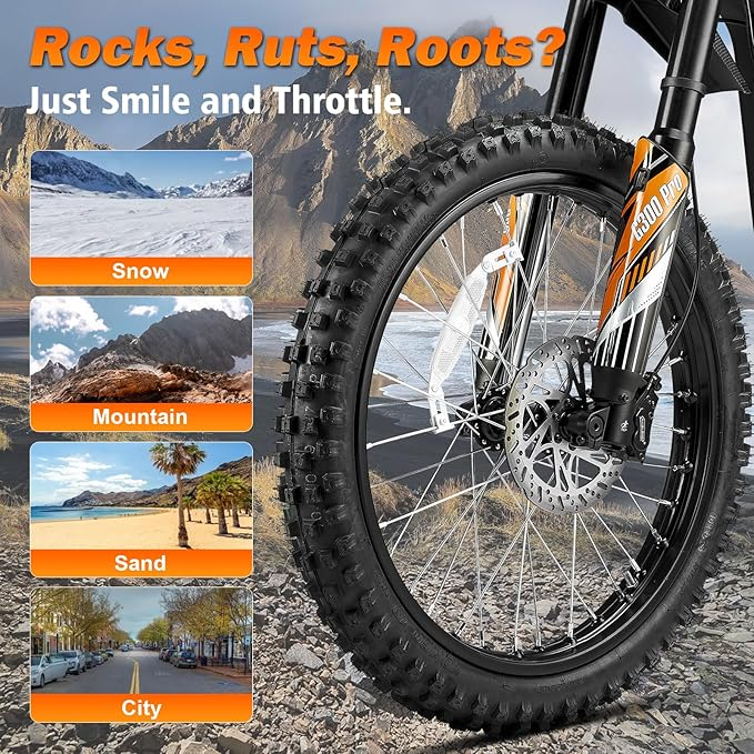 Combo Sale HappyRun G300 Pro Electric Dirt Bike image 4