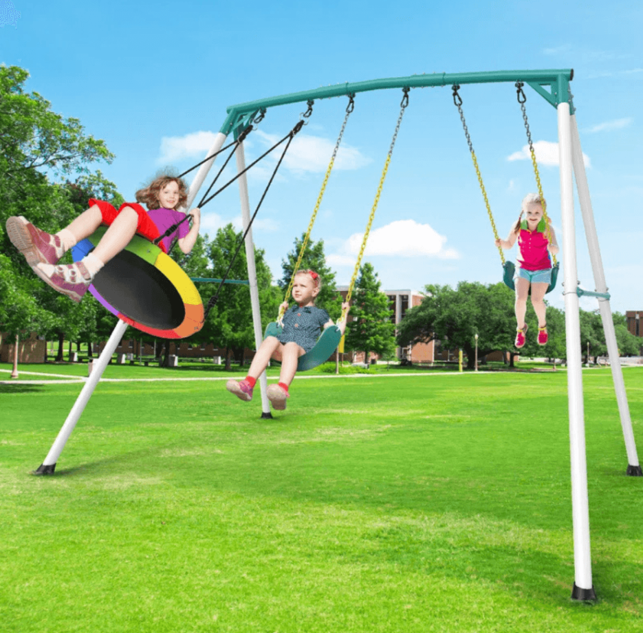 9.5′ Heavy-Duty Outdoor Porch Swing Set image 9