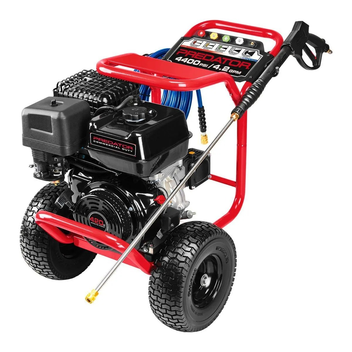 PREDATOR 4400 PSI, 4.2 GPM, 13 HP (420cc) Commercial-Duty Pressure Washer, CARB image 0