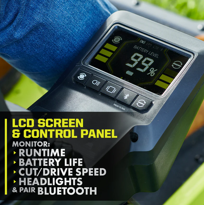 RYOBI 80V HP Brushless 30 in. Battery Electric Cordless Zero Turn Mower with 80V 10 Ah Batteries image 13