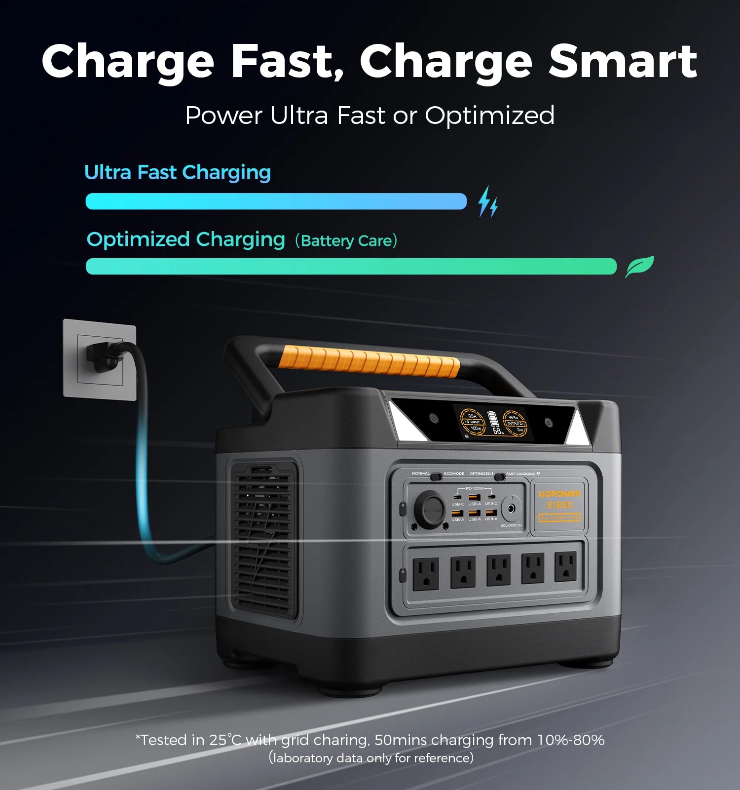 UDPOWER S1200 Portable Power Station – 1190Wh | 1800W Surge image 1