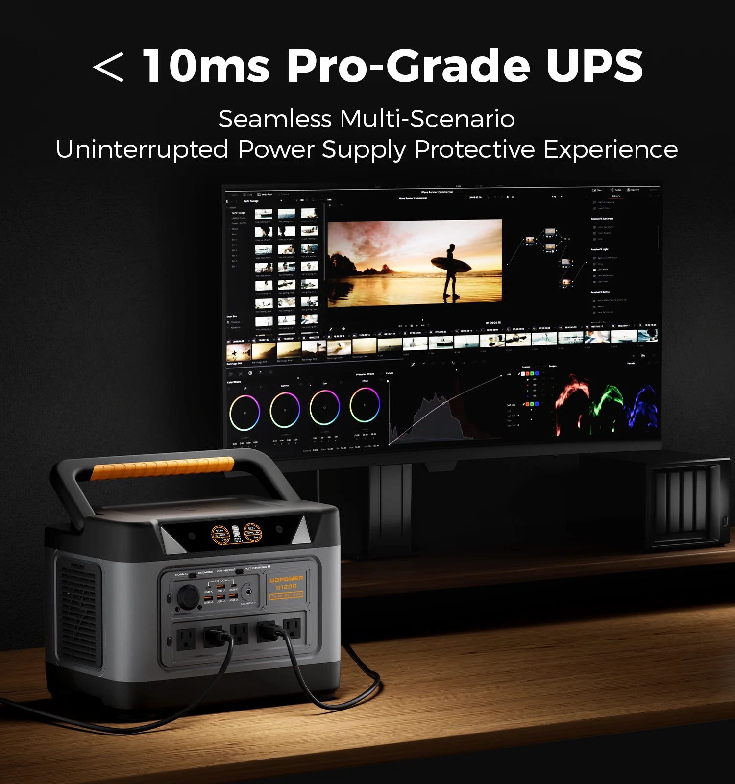 UDPOWER S1200 Portable Power Station – 1190Wh | 1800W Surge image 10