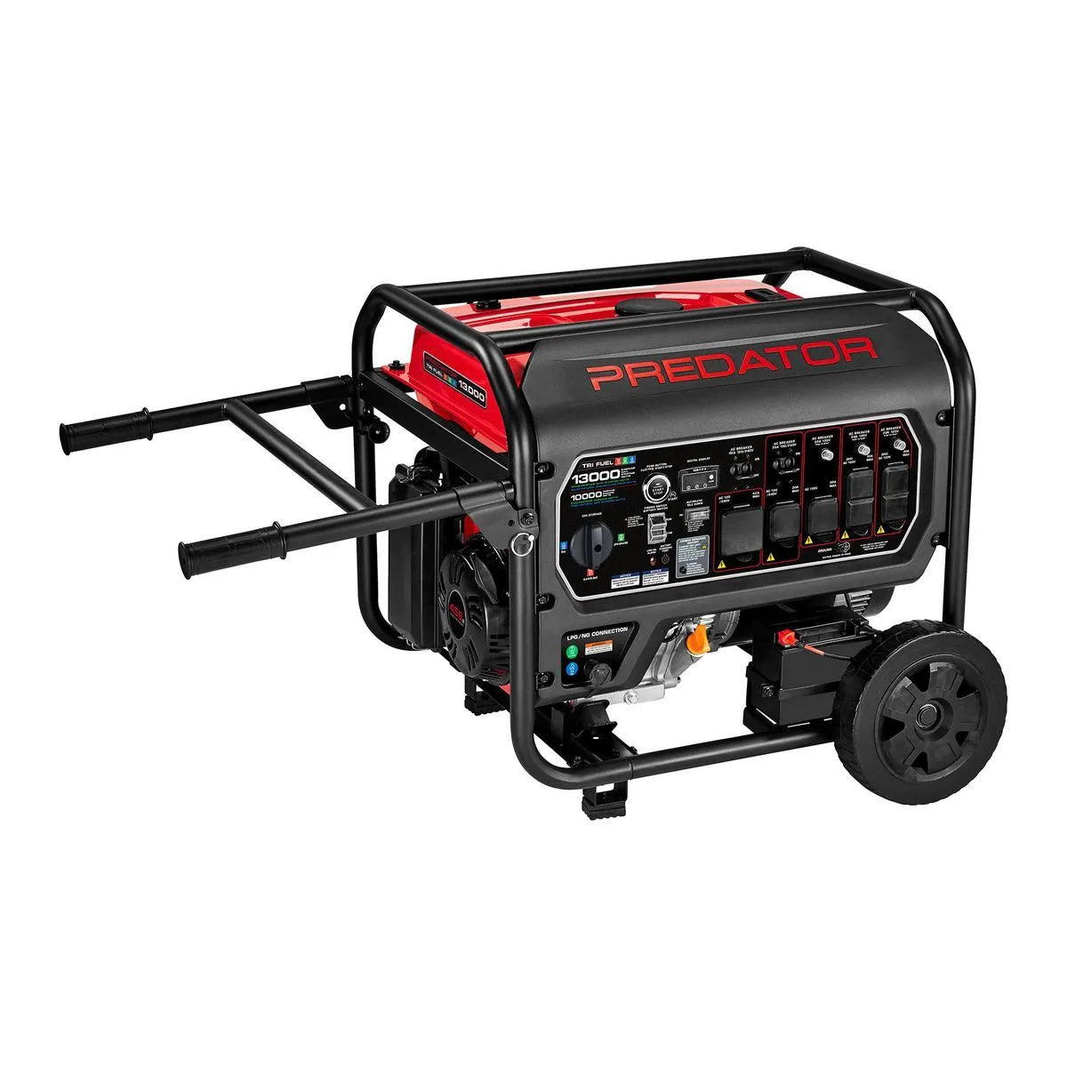 PREDATOR 13,000 Watt Tri-Fuel Portable Generator with Remote Start and CO SECURE Technology, 49-State Compliant image 1