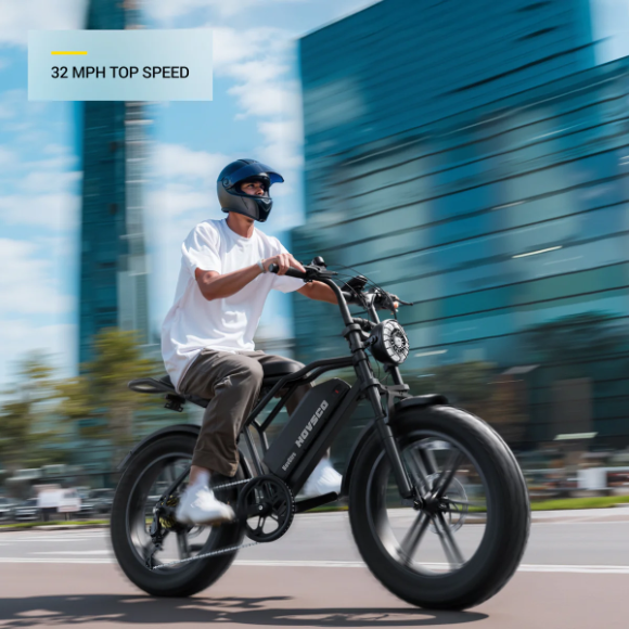 Hovsco Moped style ebike 1500W 32-Mph/65-Mile Range image 3