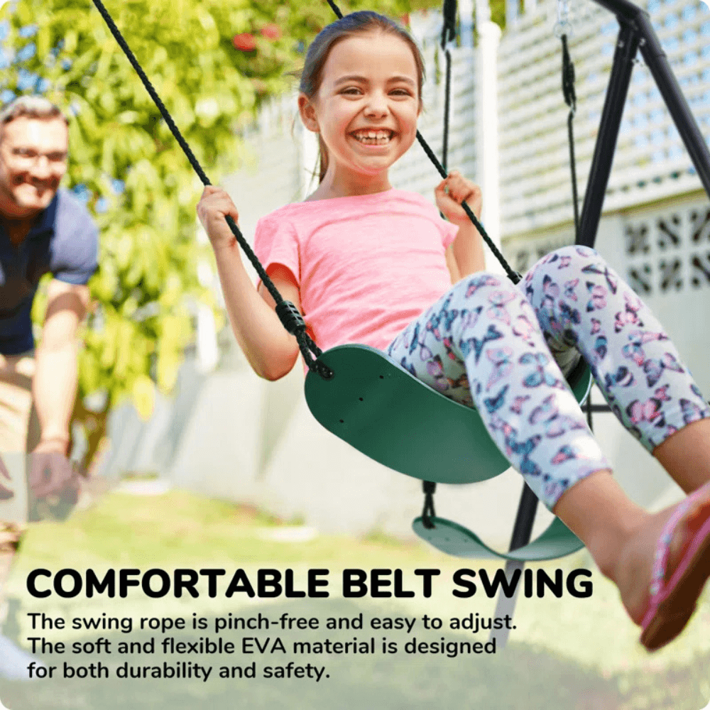 Klo Kick Metal Swing Set with 3 Swings image 1