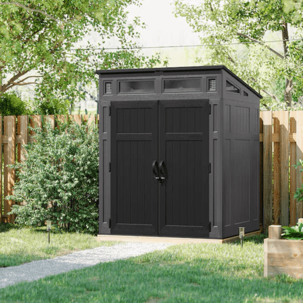 Suncast 6-ft x 5-ft Resin Shed Lean-to Resin Storage Shed (Floor Included) image 1