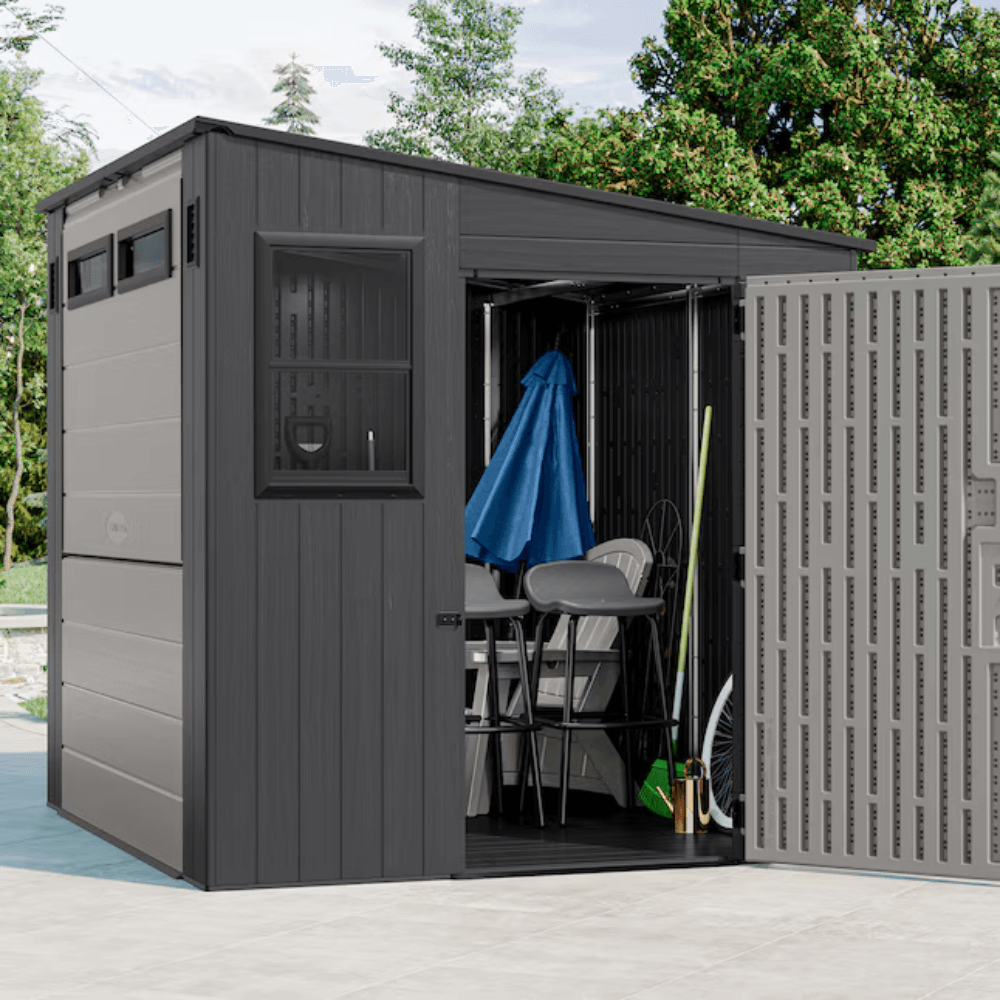 Suncast 8-ft x 7-ft Resin Shed (Floor Included) image 6