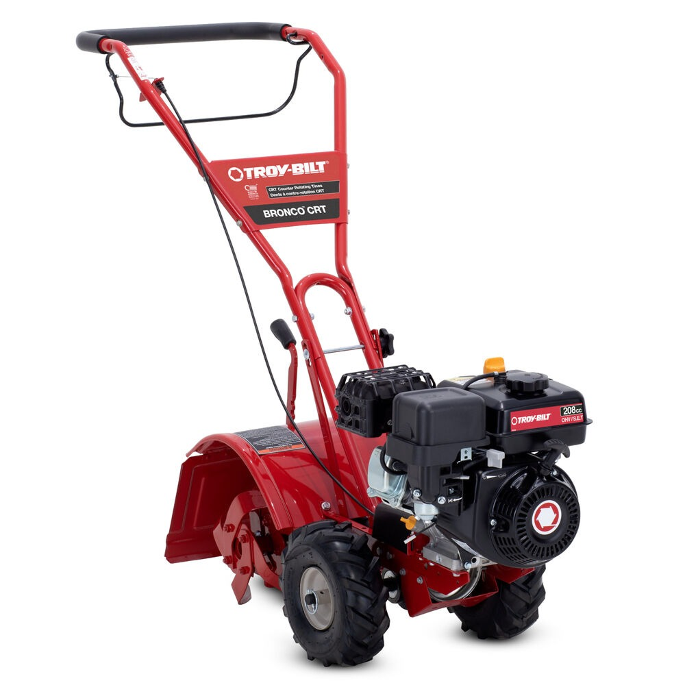 Troy-Bilt Super Bronco 208cc Counter Rotating Rear Tine Tiller image 0