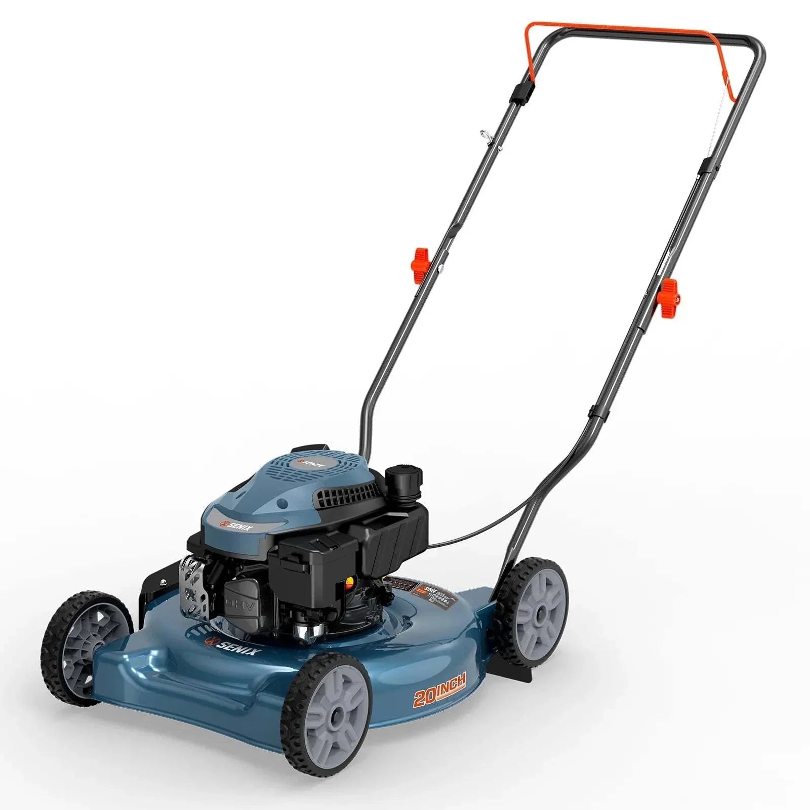 Senix 20″ 144cc 4-Cycle Gas Push Lawn Mower with Side Discharge LSPG-L4 image 0