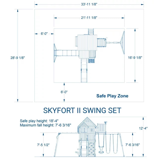 Backyard Discovery Skyfort II Swing Set image 4
