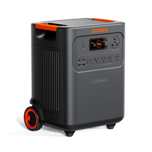 Jackery HomePower 3600 Plus Portable Power Station with 2x 200W Solar Panels, 3600W AC Output, 3584Wh LFP Solar Generator, Expandable up to 21kWh, Essential Home Backup for Home Use, Emergencies, RV image 3