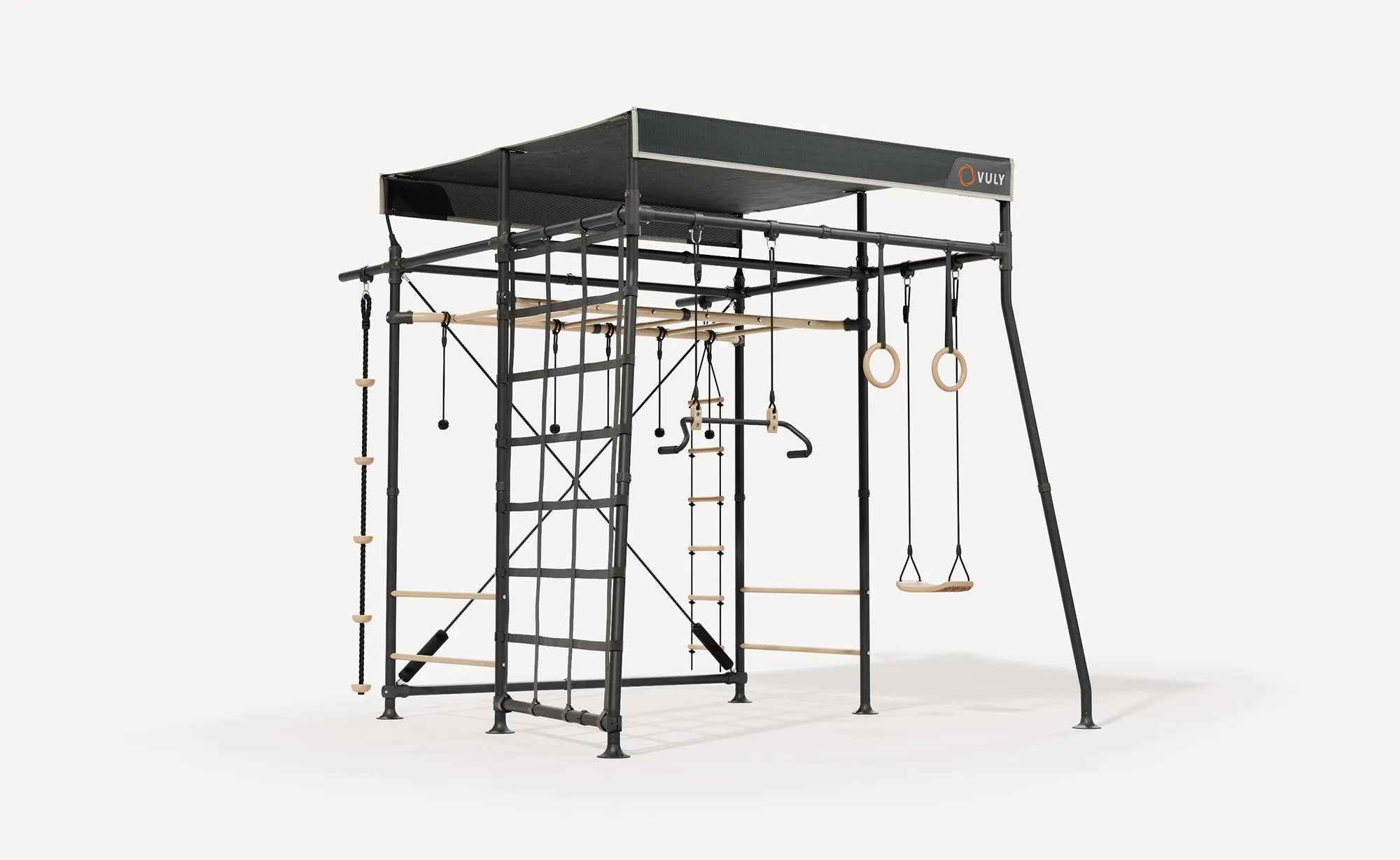 Vuly Small Quest 2.1 Monkey Bars with Instant-Dry Mesh and Shade Roof image 1