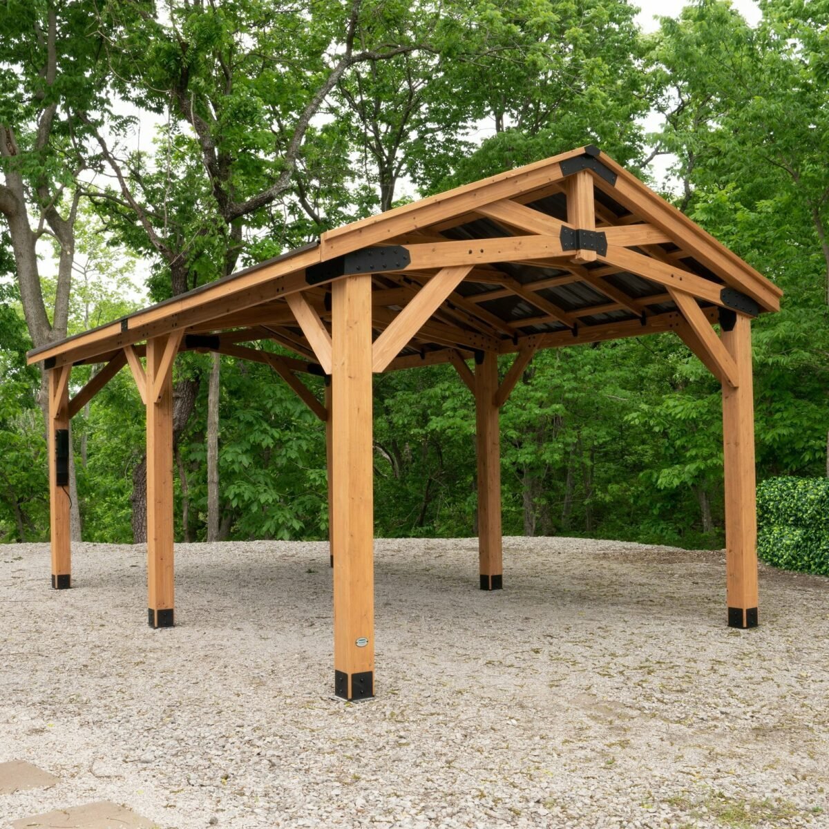 Backyard Discovery 20′ x 12′ Norwood Carport Gazebo image 2