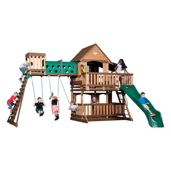 Backyard Discovery Woodridge Elite Swing Set image 0
