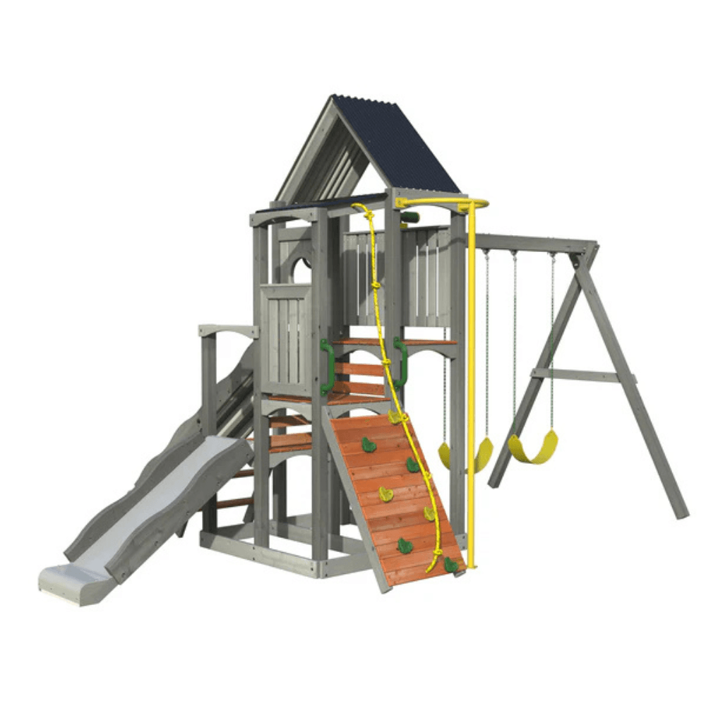 Jack & June Haven Wooden Swing Set image 0