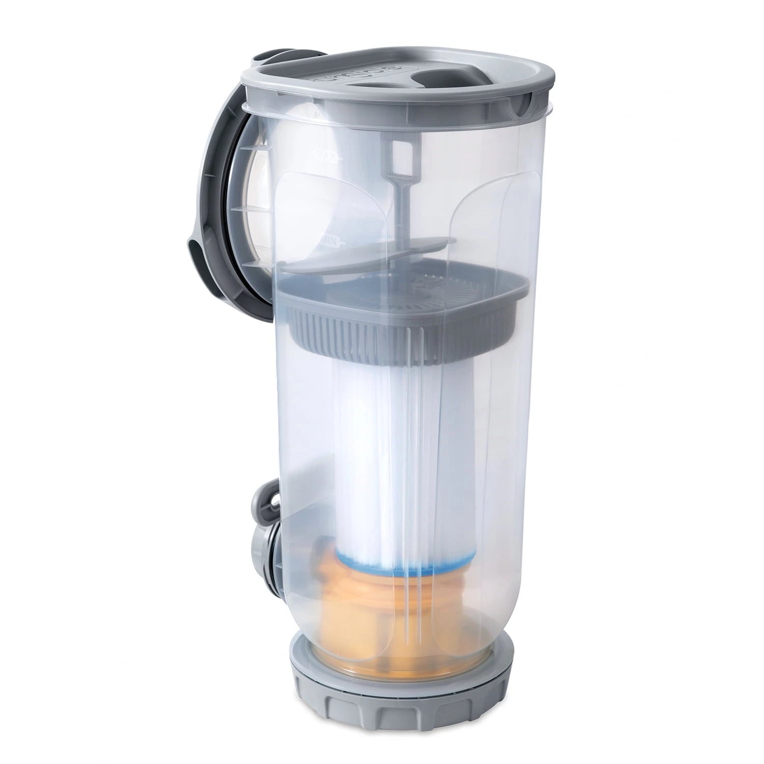 Funsicle Oasis Above Ground Metal Frame Swimming Pool Set – with FB1200S AutoSkimmer Pump, Ladder, Cover, Cloth & Deluxe Maint. Kit, 14′ x 48″, Round, Gray image 5