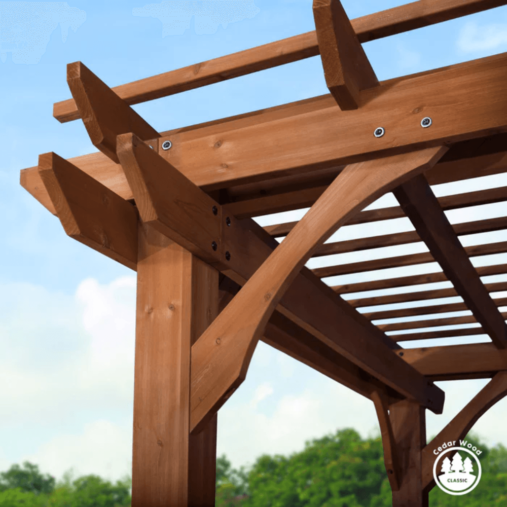 Backyard Discovery 12′ x 10′ Cedar Pergola image 4
