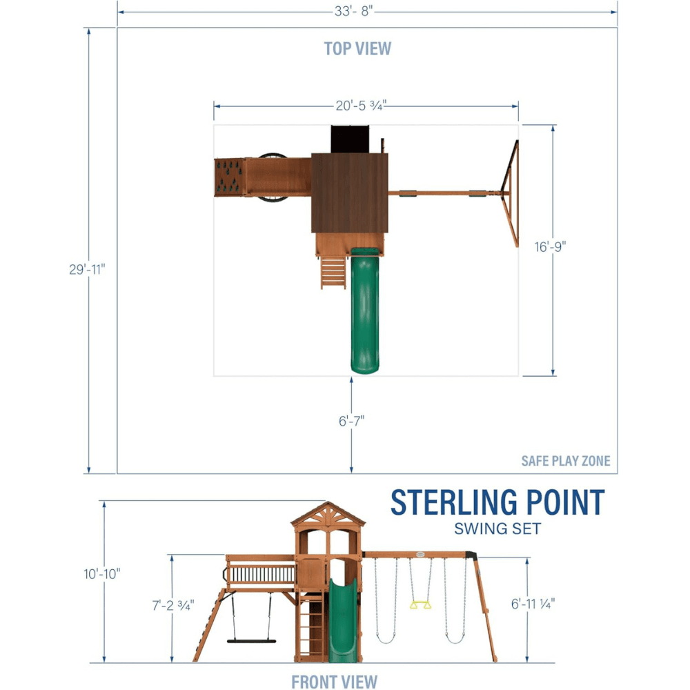 Sterling Point Swing Set – A Backyard Playground for Endless Adventure image 6