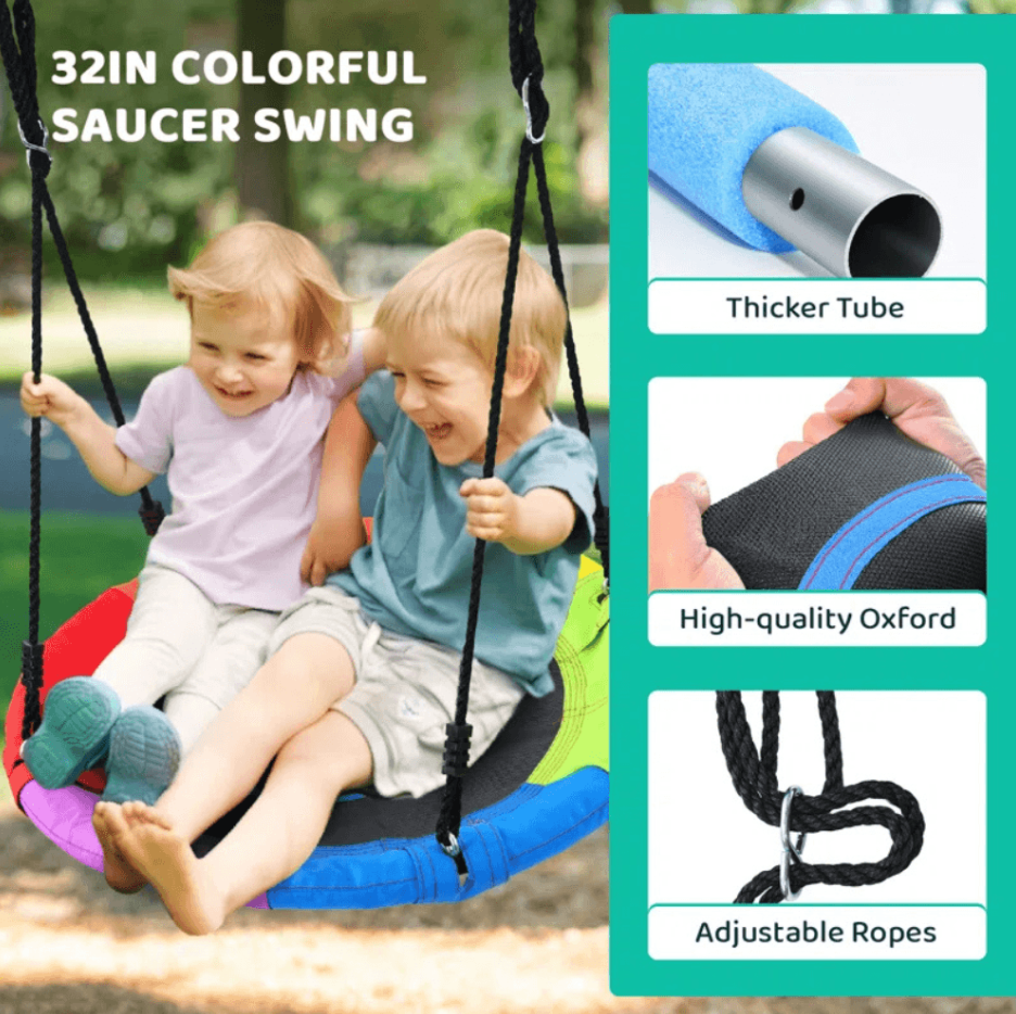 9.5′ Heavy-Duty Outdoor Porch Swing Set image 4