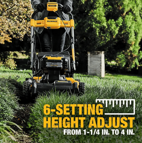 21.5 in. 20-V Li-Ion Cordless Battery Walk Behind Self Propelled Mower w/Hedge,Bare Trimmer,Blower,Cleaner,Pole/Hand Saw image 5