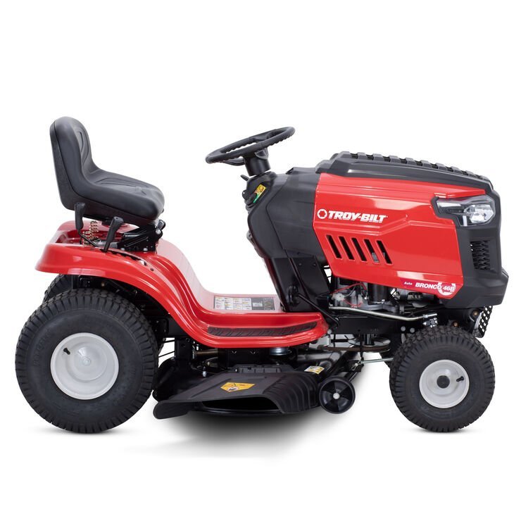 Troy-Bilt Bronco 46″ Gas Riding Lawn Mower with 547cc Engine and AutoDrive Transmission 4.1 stars out of 151 reviews (4.1) | image 2