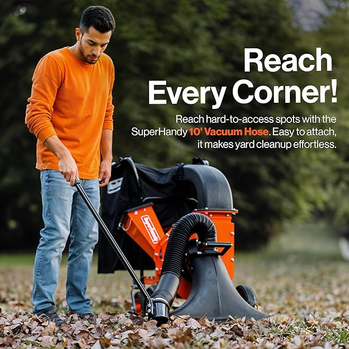 SuperHandy Leaf Vacuum & Wood Chipper – 7 HP 209cc Gas Engine image 2