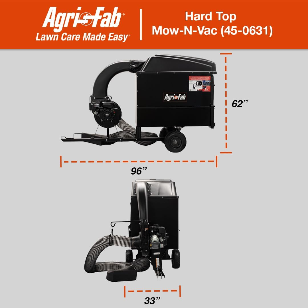 Agri-Fab 32 cu. ft. Hard Top Mow-N-Vac image 4