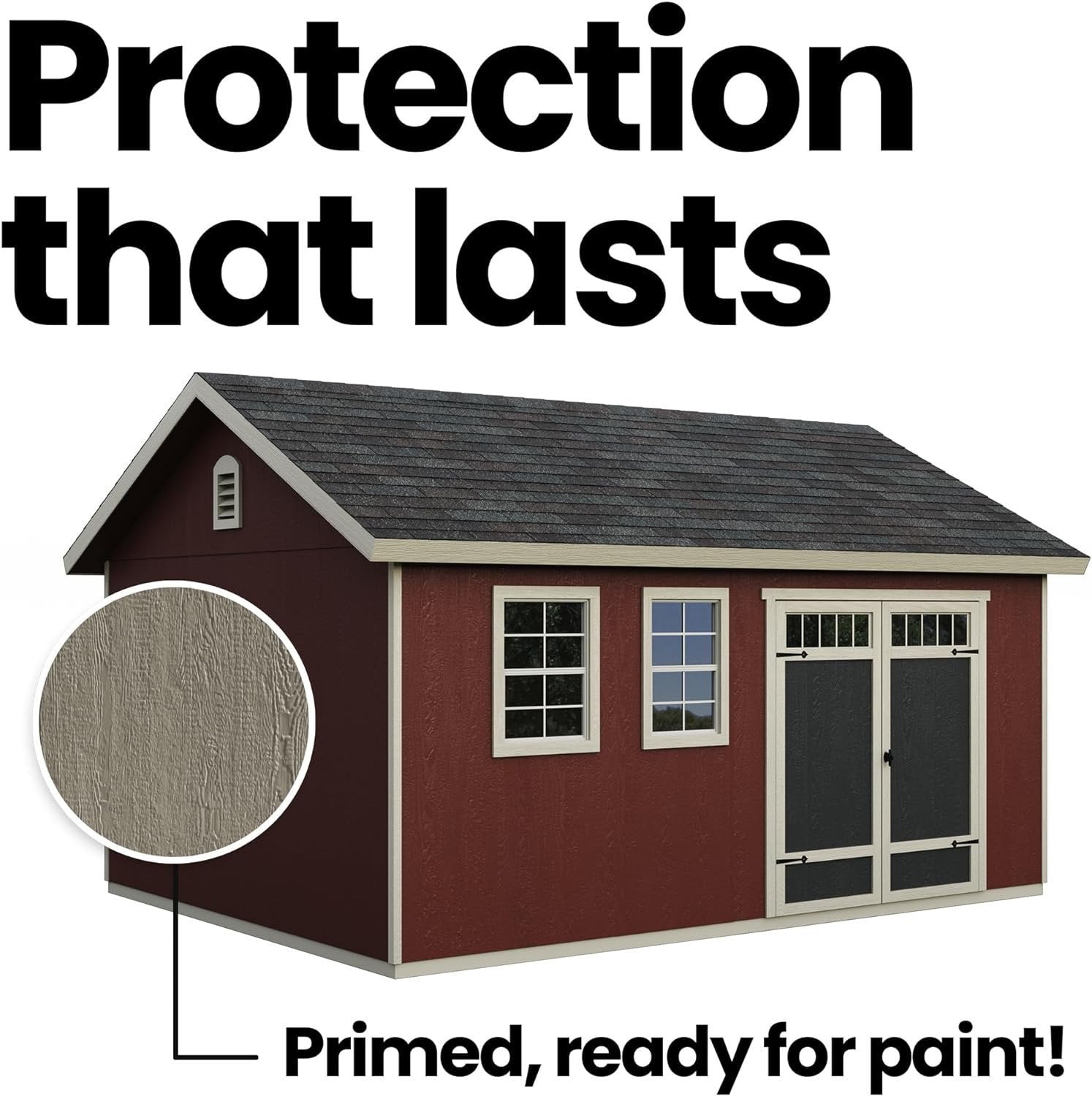 Handy Home Products Scarsdale 12×16 Do-it-Yourself Wooden Storage Shed with Floor image 6