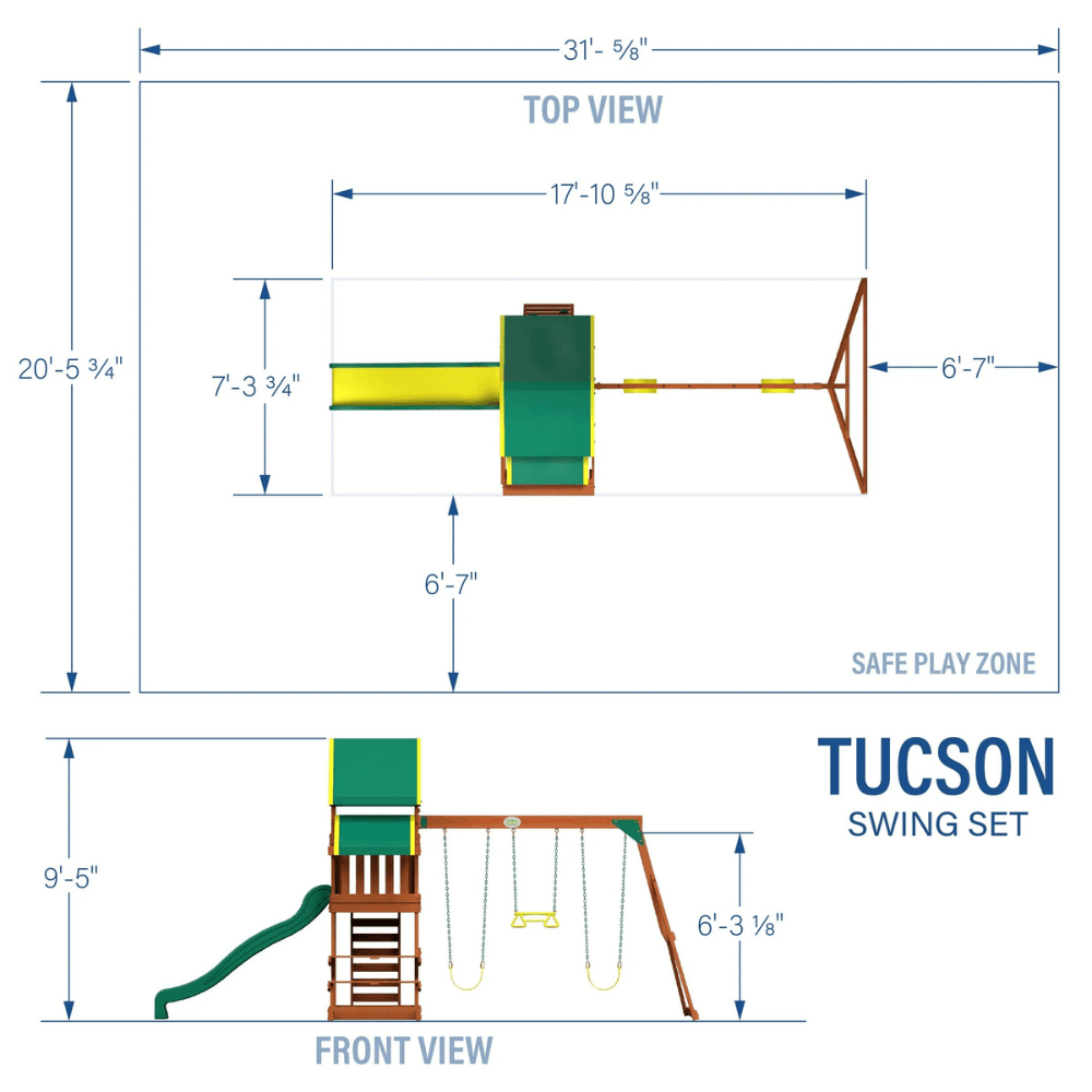 Tucson Swing Set – Big Fun in a Compact Design image 10