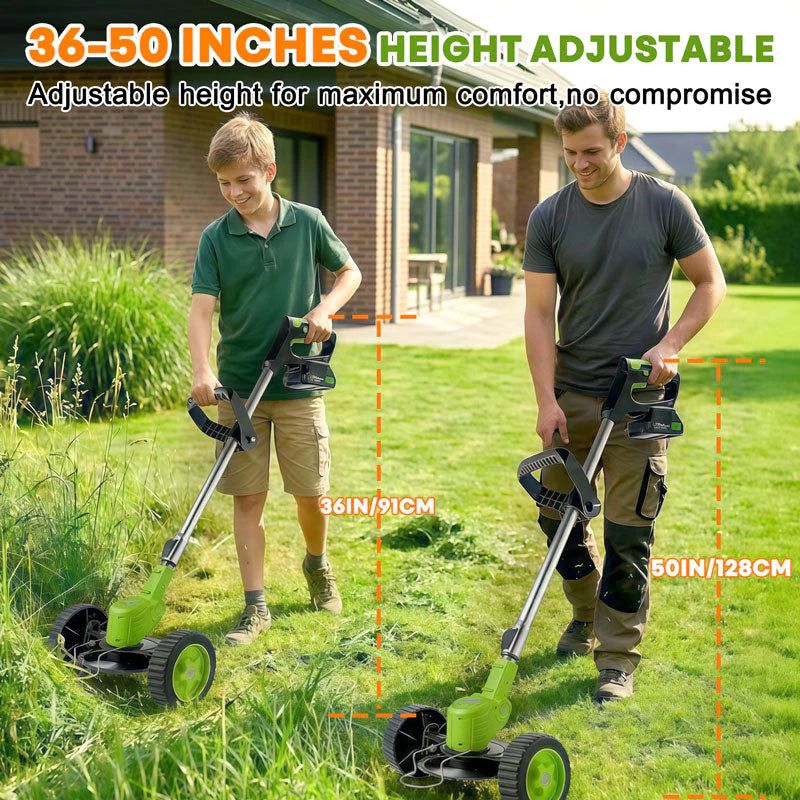 IToolMax 3 In 1 Cordless Grass Trimmer, Weed Eater and Edger image 3