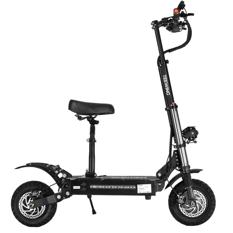 Teewing X5 Electric Scooter 6000w Dual Motor Electric Scooter for Adults Fast 55 mph 75 Miles Long Range image 3