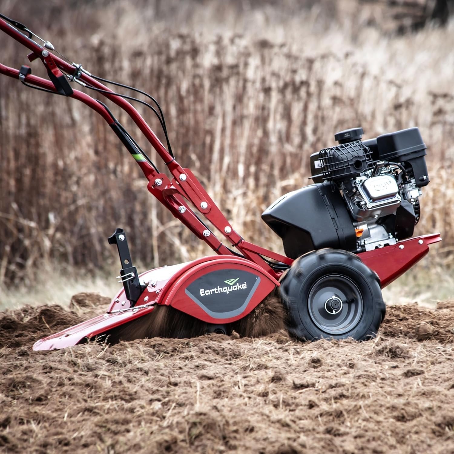 EARTHQUAKE Victory Rear Tine Tiller 209cc 4-Cycle Viper Engine Model 39381 Red/Black image 2