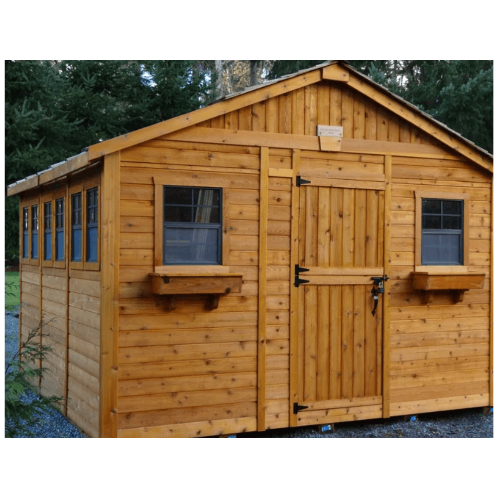 Cedar Sunshed Garden Shed | 12×12 image 0