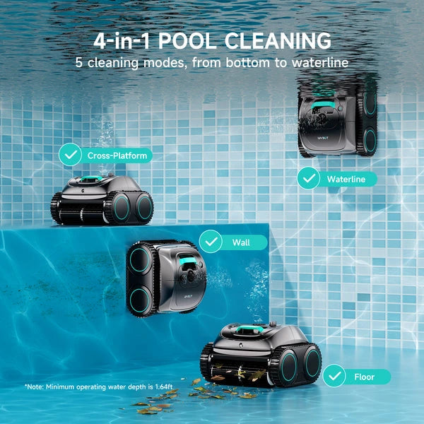 WYBOT C1 Cordless Robotic Pool Cleaner image 6