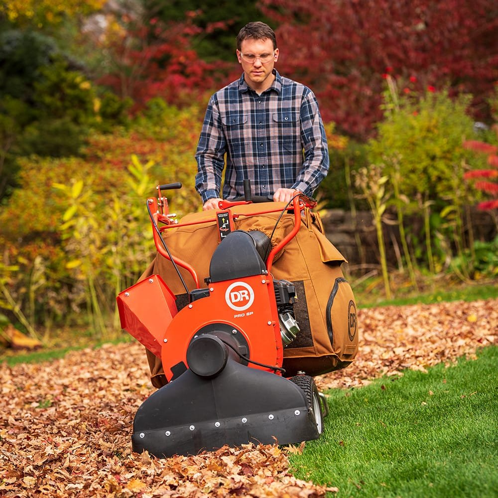 DR Power Premier Walk-Behind Lawn and Leaf Vac – 28 Inch image 1