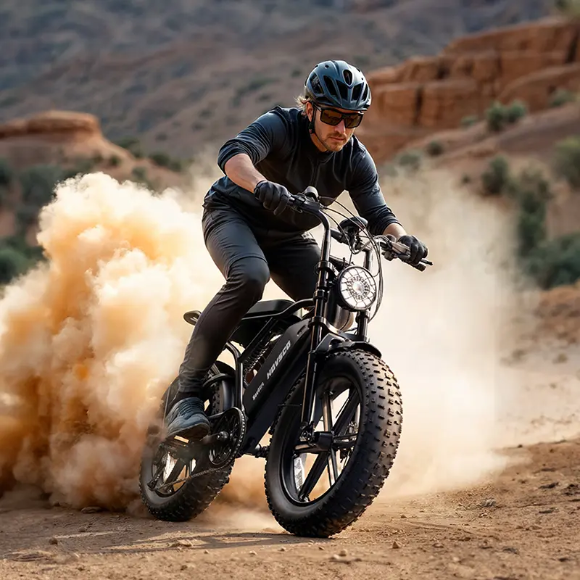 Hovsco Moped style ebike 1500W 32-Mph/65-Mile Range image 1
