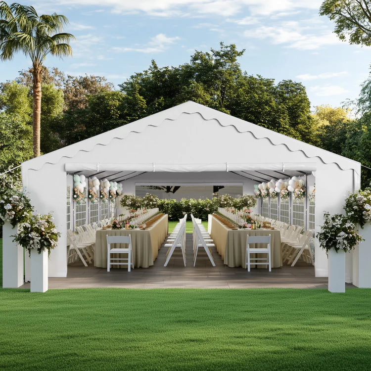 Heavy Duty Party Tent Wedding Event Shelter with Removable Sidewalls 20FT x 40FT image 1