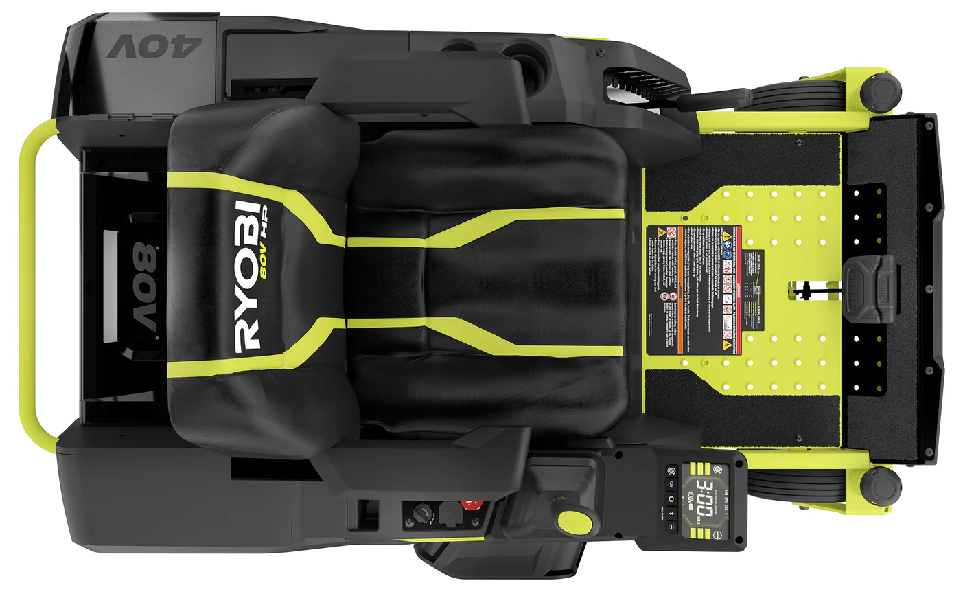 RYOBI 80V HP Brushless 30 in. Battery Electric Cordless Zero Turn Mower with 80V 10 Ah Batteries image 10
