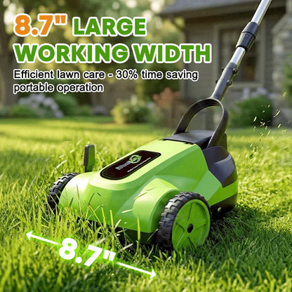 IToolMax 8.7-Inch Small Electric Lawn Mower for Yards & Gardens image 1