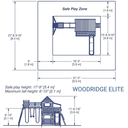 Backyard Discovery Woodridge Elite Swing Set image 3