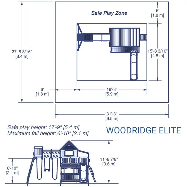Backyard Discovery Woodridge Elite Swing Set image 3