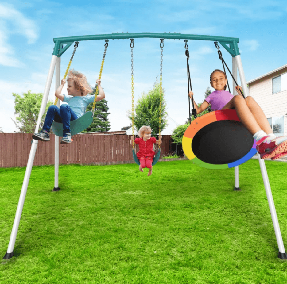9.5′ Heavy-Duty Outdoor Porch Swing Set image 8
