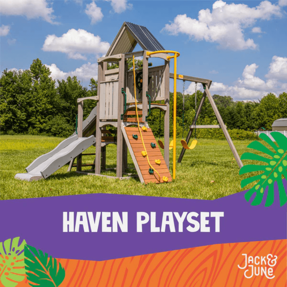 Jack & June Haven Wooden Swing Set image 5