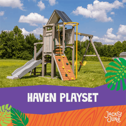 Jack & June Haven Wooden Swing Set image 5