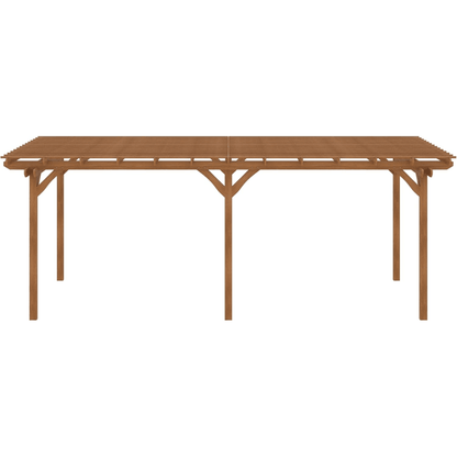 Outsunny 12′ x 20′ DIY Deck Outdoor Wood Pergola image 7